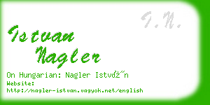 istvan nagler business card